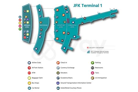 Jfk Airport Map Terminal Map Of Beacon My XXX Hot Girl