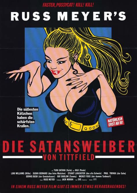 Super Hot German Movie Poster And Lobby Cards For ‘faster Pussycat Kill