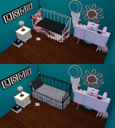 심즈4 가구 침대 Sims 4 Daybeds And Pillows 네이버 블로그