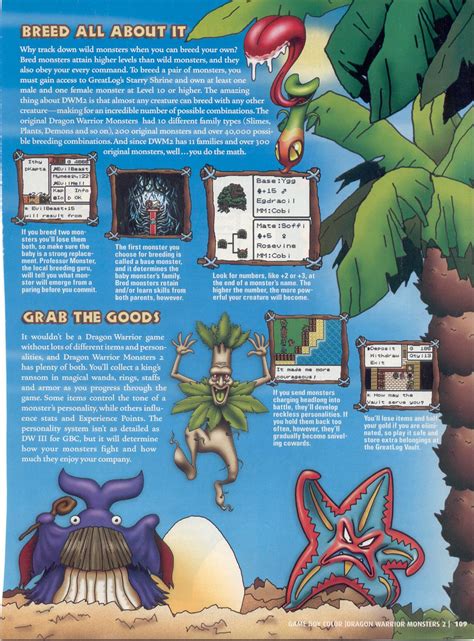 Yet, it did so when most gamers were anticipating the followup to pokémon, a game that had already become a cultural icon. Scans > Dragon Warrior Monsters 2 GBC > Dragons Den ...