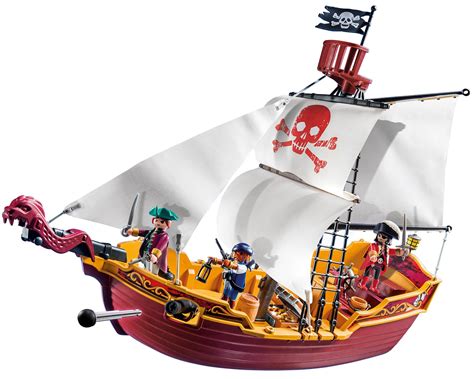 Playmobil Red Serpent Pirate Ship Toys And Games