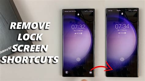 How To Remove Lock Screen Shortcuts On Samsung Galaxy S23s23s23