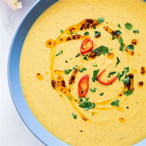 Curried Cauliflower Soup Simply Delicious