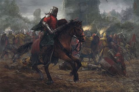1366x768px Free Download Hd Wallpaper Medieval Knight Horse War