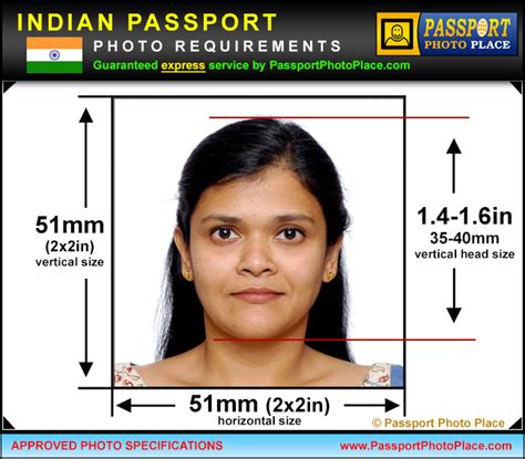 Indian Passport Size Photo Dimensions Imagesee