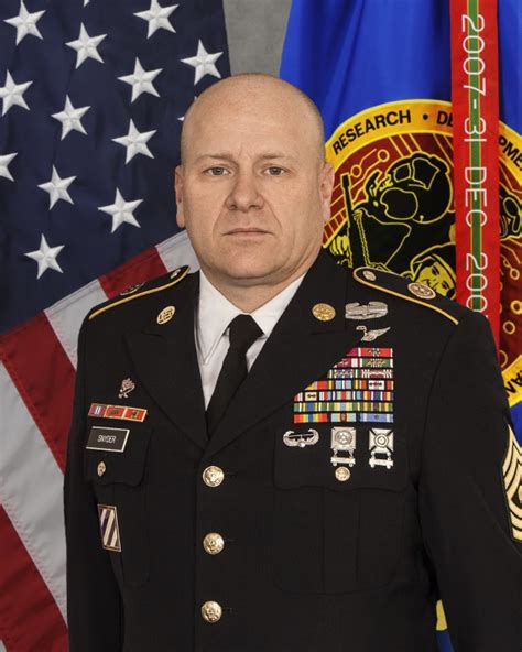 Biography Command Sgt Maj James P Snyder Article The United