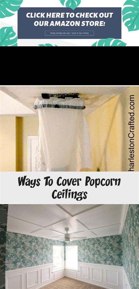 Could you give me more detail of how you did this, how thick was the. Ways To Cover Popcorn Ceilings | Covering popcorn ceiling ...