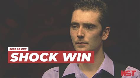 One Of Snookers Great Upsets When Chris Small Won The 2002 Lg Cup