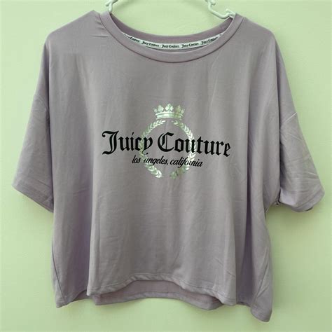 Juicy By Juicy Couture Purple Crew Neck Short Sleeve Depop