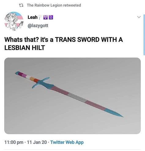 Lesbian And Trans Sword R Swordlesbians