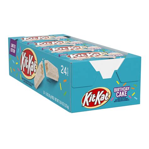 Kit Kat Limited Edition Crisp Wafers In Birthday Cake Flavored White
