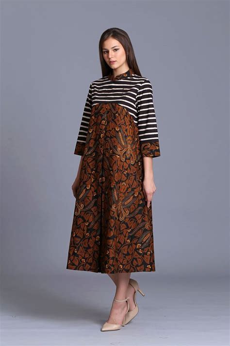 Model Dress Batik Panjang Kombinasi Homecare24
