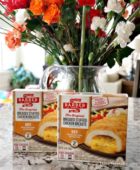 The beans are coated in a vinegar, worcestershire, paprika and mustard mix, so they're sure to be more flavorful than any plain old green bean dish. New Barber Foods Chicken Cordon Bleu + a French Themed ...