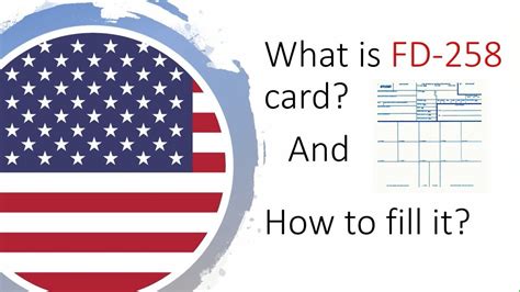 This is the standard fbi fingerprint card, form no. How to fill FD 258 Fingerprint card? | FBI FD 258 | Fingerprint for FBI clearance - YouTube