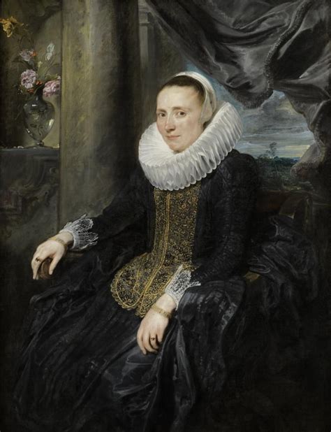 Antony Van Dyck Margareta De Vos 1620 The Wife Of Frans Snyder Mr
