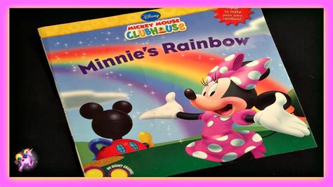 Disney Minnie Mouse Minnies Rainbow Read Aloud Storybook For