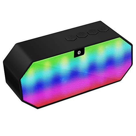 Aduro Amplify Led Bluetooth Wireless Speaker Color Changing Rave