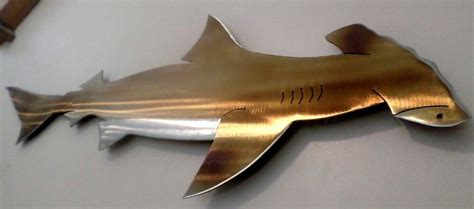 Metal Hammerhead Sharkfishbeach Houseartwallhome