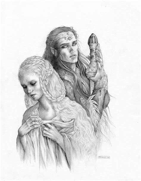 Maeglin And Idril Tolkien Art Tolkien Books Fantasy Art
