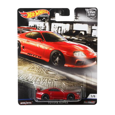 Toys And Games Play Vehicles Red Hot Wheels Car Culture Toyota Supra 15