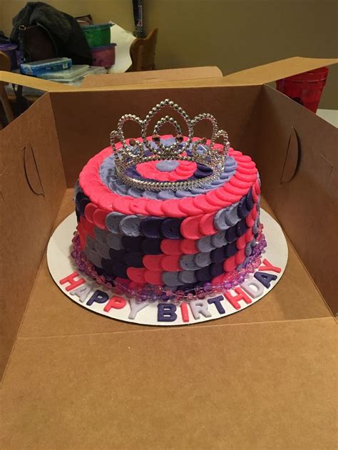 Pink And Purple Petal Birthday Cake Cake Birthday Cake Pink Purple