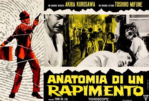 high and low 1963 italian fotobusta poster set of 6 posteritati movie