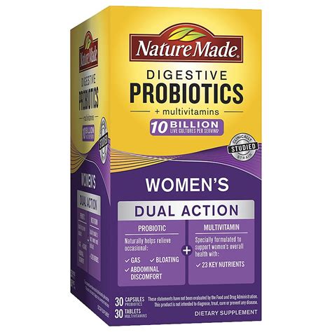 Nature Made Digestive Probiotics With Womens Multivitamins Walgreens