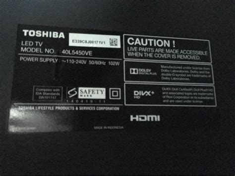 Toshiba 40 Inch Smart Tv Tv And Home Appliances Tv And Entertainment Tv