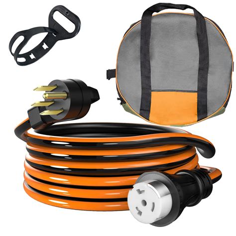 Rvland 50 Amp 25 Feet Rv Extension Cord 14 50p To Ss2 50r Heavy Duty