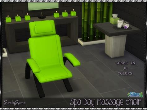 Spa Day Massage Chair At Srslysims Sims 4 Updates