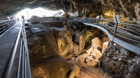 Theopetra Cave Is Located In The Chalky Hill Of Theopetra