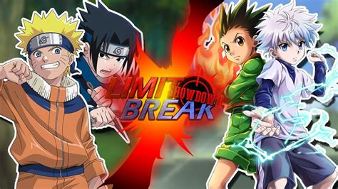 Naruto And Sasuke Vs Gon And Killua Naruto Vs Hunter X Hunter Limit