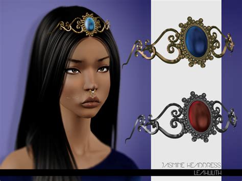 Leah Lilliths Leahlilith Jasmine Headdress Sims Headdress Sims 3