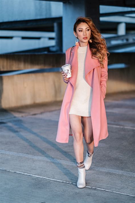 How To Style A Pink Coat To Perfection Notjessfashion