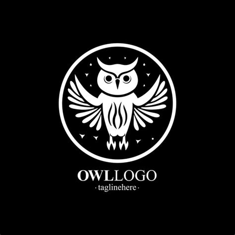 Premium Vector Vector Line Art Logo Of A Owl