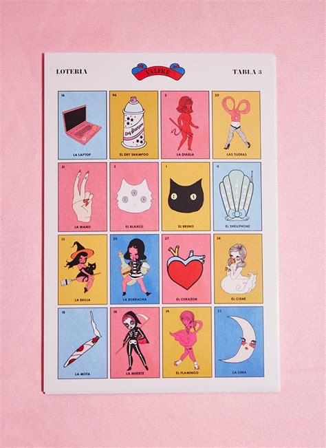 Millennial lotería shiny af features: Artist Ilse Valfré's Modern Version Of Lotería Is A ...