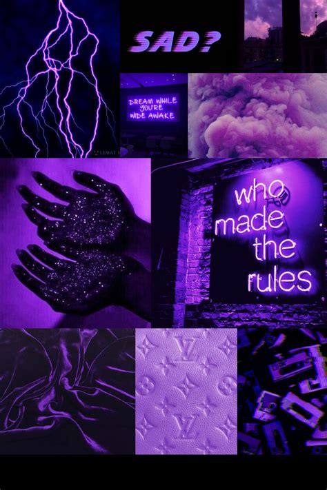 Light Purple Aesthetic Wallpaper Collage Discovered By The Princess