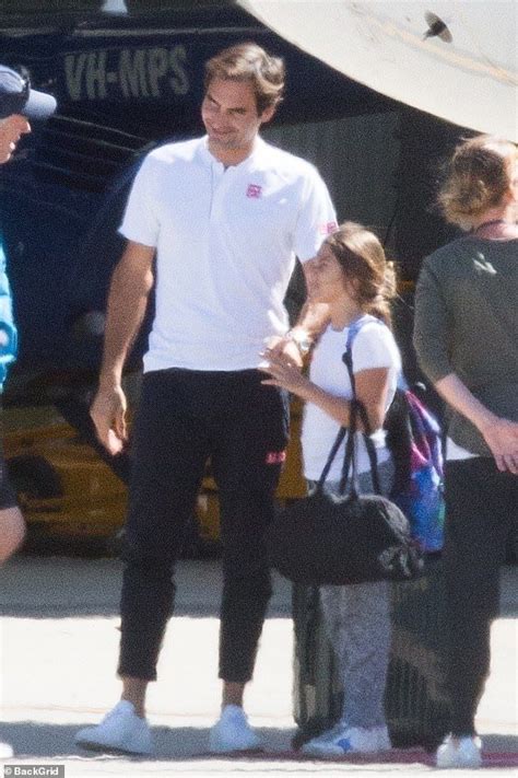 Yes, roger federer's kids took up tennis so that they could play with the children of their family friends and not feel left out. Roger Federer arrives in Melbourne on jet with wife Mirka ...