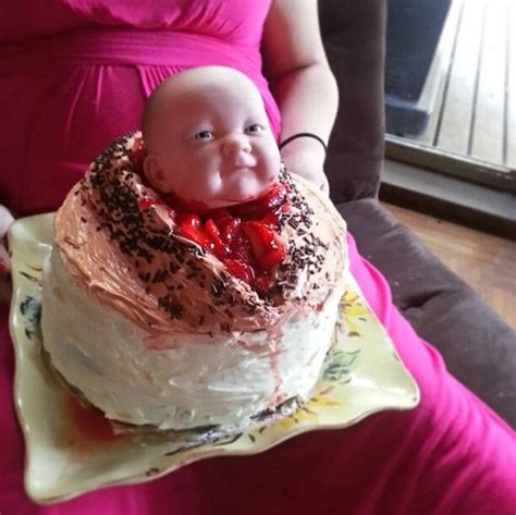 Anorak News The 20 Most Revolting Baby Celebration Cakes