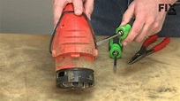 Black and Decker String Trimmer Repair - How to replace the Edge Guide ...