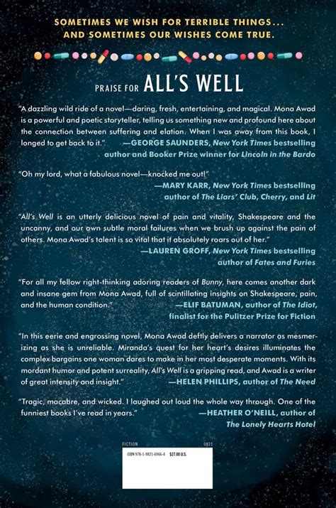 Alls Well Book By Mona Awad Official Publisher Page Simon And Schuster