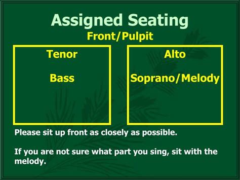 Ppt Assigned Seating Powerpoint Presentation Free Download Id7024218