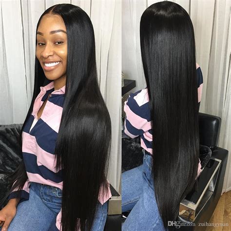 180 Density Straight 13x6 Glueless Lace Front Human Hair Wigs Black Women Brazilian Frontal Wig