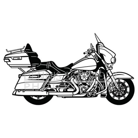 Harley Ultra Limited 2016 Motorcycle Licensed Digital Download Svg