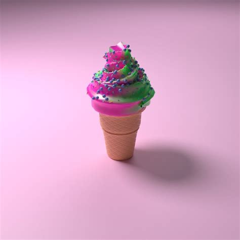 Ice Cream Free 3d Model Cgtrader