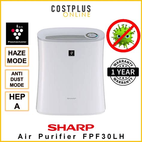 Please keep your review detailed and specific. SHARP Plasmacluster Ion Air Purifier FPF30LH with Haze ...