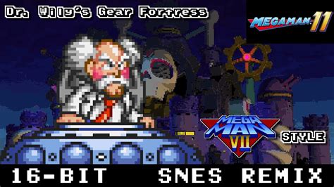 16 Bitsnes Dr Wilys Gear Fortress Mega Man 11commission Mm7