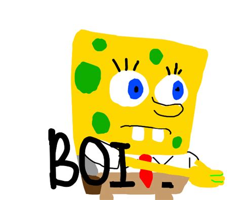 Spongebob Inhales Boi Meme Drawception
