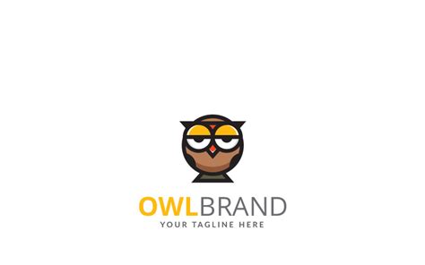 Owl Brand Design Logo Template 70726 Templatemonster