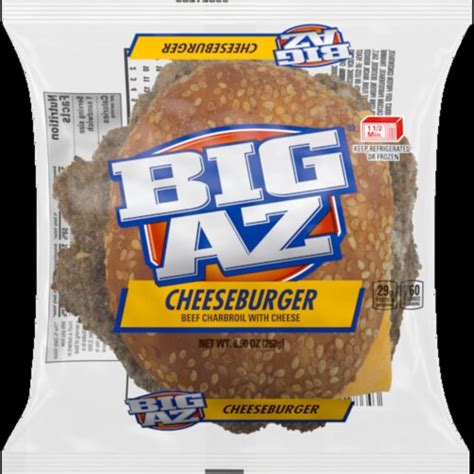 Big Az Beef Charbroil With Cheese 89 Oz 10 Count 10 Count